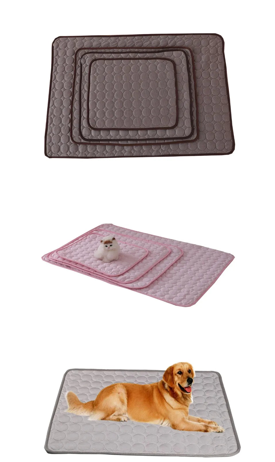 Urban Chill Dog Cooling Mat — XL Self‑Cooling Gel Pad (No Freezing)